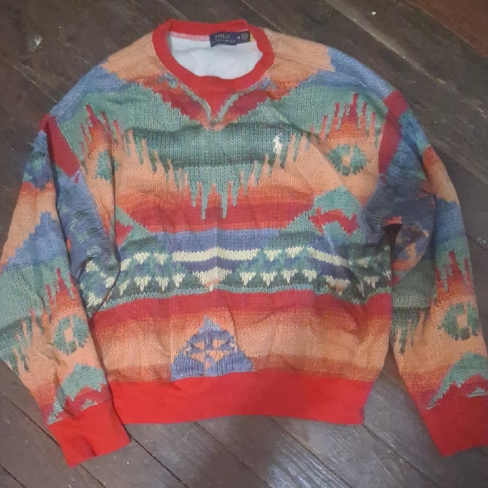 Polo Ralph Lauren Multicolor Crewneck Sweater Aztec